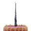 PME Harry Potter Character Wand Candle - Ron detail on the cake