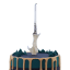 PME Harry Potter Character Wand Candle - Voldemort detail on the cake