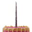 PME Harry Potter Character Wand Candle - Hermione detail on the cake