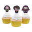 PME Harry Potter Characters Cake Toppers, Pack of 15 - Characters detail on cupcakes