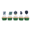 PME Harry Potter Houses Cake Toppers, Pack of 15 - Slytherin detail