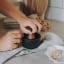 Crushgrind Kiruna Pestle and Mortar with black pepper