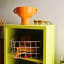 Popstrukt Wafer Side Table - Cyber Lime Sand