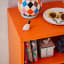 Popstrukt Wafer Side Table - Soda Pop Orange