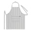 DSA Abigail Marc Stripe Full Bib Apron - Grey