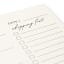 Me Thyme Eucalyptus Weekly Menu Planner, 50 Sheets detail