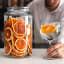 Schoonbee Landgoed Dried Cara Cara Mandarins Slices, 100g in a jar