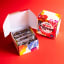 Schoonbee Landgoed Ridiculously Ruby Grape Chewies, Box of 4 in packaging