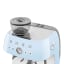 Smeg Retro Manual Espresso Coffee Machine with Grinder - Baby Blue detail