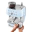 Smeg Retro Manual Espresso Coffee Machine with Grinder - Baby Blue detail