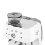 Smeg Retro Manual Espresso Coffee Machine with Grinder - White detail