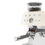 Smeg Retro Manual Espresso Coffee Machine with Grinder - Cream detail