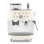 Smeg Retro Manual Espresso Coffee Machine with Grinder - Cream angle