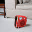 Swan Retro Horizontal & Vertical Fan Heater, 1800W - Red in the living room