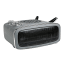 Swan Retro Horizontal & Vertical Fan Heater, 1800W - Stormy Grey angle