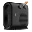 Swan Nordic Horizontal & Vertical Fan Heater, 1800W - Black