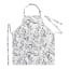 DSA Robyn Valerie Olive White Full Bib Apron