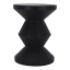 H & S Collection Azure Side Table - Black
