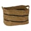 H & S Collection Striped Baskets, Set of 3 angle