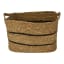 H & S Collection Striped Baskets, Set of 3 angle