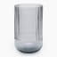 Thread Office Round Bottom Ribbed Glass Vase