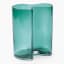 Thread Office Organic Column Glass Vase - Teal