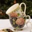 Jenna Clifford Botanica Rose Coffee Mug, 300ml in a mug showing scale