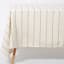 DSA Abigail Val Grey Stripe Cotton Tablecloth - 8 Seater