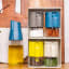 Zuutii Spice Container and Shaker, 300ml - Light Cream in a spice rack