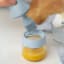 Zuutii Oil Dispenser with Brush, 130ml - Lake Blue on the table