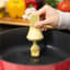 Zuutii Oil Dispenser with Brush, 130ml - Creamy Yellow with a pan