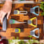 Zuutii 6-in-1 Peeler Set - Multi Colour on the table