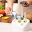 Zuutii 6-in-1 Peeler Set - Multi Colour on the kitchen counter