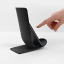 Blim Plus Stand Ladle Rest - Carbon Black with a phone