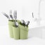 Blim Plus Gocciolo Cutlery Drainer - Forest Light on the kitchen counter