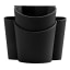 Blim Plus Gocciolo Cutlery Drainer - Carbon Black angle