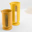 Blim Plus QB Measuring Jug, Medium - Desert Medium on the table