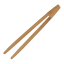 Pebbly Non-Magnetic Toast Tongs - Brown