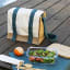 Pebbly Jute and Cotton Lunch Bag with a salad container