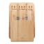 Pebbly Bread Board and Knives, Set of 5 angle