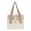 Pebbly Cotton Lunch Bag - Cream