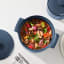 Maxwell & Williams Indulgence Round Casserole, 3L - Slate Blue on table