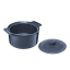 Maxwell & Williams Indulgence Round Casserole, 1.3L - Slate Blue open