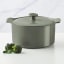 Maxwell & Williams Indulgence Round Casserole, 1.3L - Sage scale next to veg