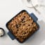 Maxwell & Williams Indulgence Square Dish, 24cm - Slate Blue with dessert