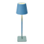 Atticus Tall Portable & Rechargeable Lamp - Ice Blue warm light