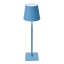 Atticus Tall Portable & Rechargeable Lamp - Ice Blue white light