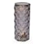 Atticus Cylindrical Portable & Rechargeable Lamp - Smoke - warm light