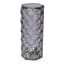 Atticus Cylindrical Portable & Rechargeable Lamp - Smoke - white light