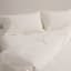 Thread Office White Washed Cotton Duvet Cover Set - Super King